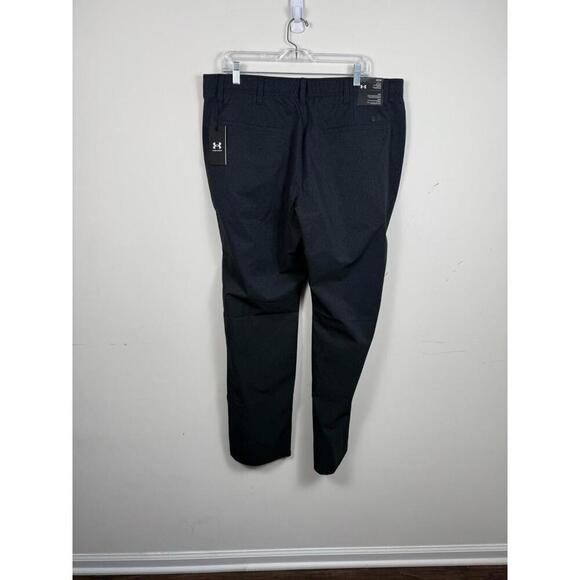 NWT Under Armour Vented Pants Gray Golf Straight Leg Loose Mens 40x34 - Picture 2 of 5